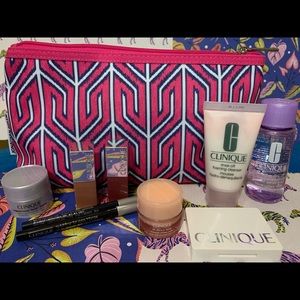 Clinique Jonathan Adler Cosmetic Bag + Make-up Set